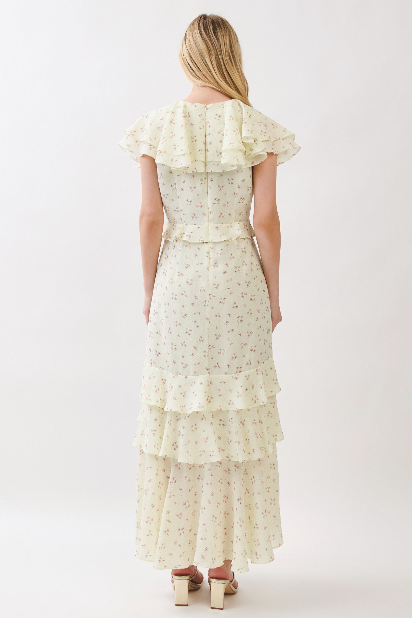 Skyfall Ruffle Midi Dress - Image 16