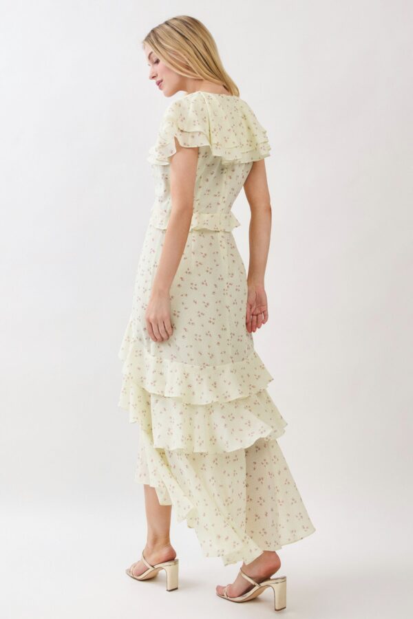 Skyfall Ruffle Midi Dress - Image 5