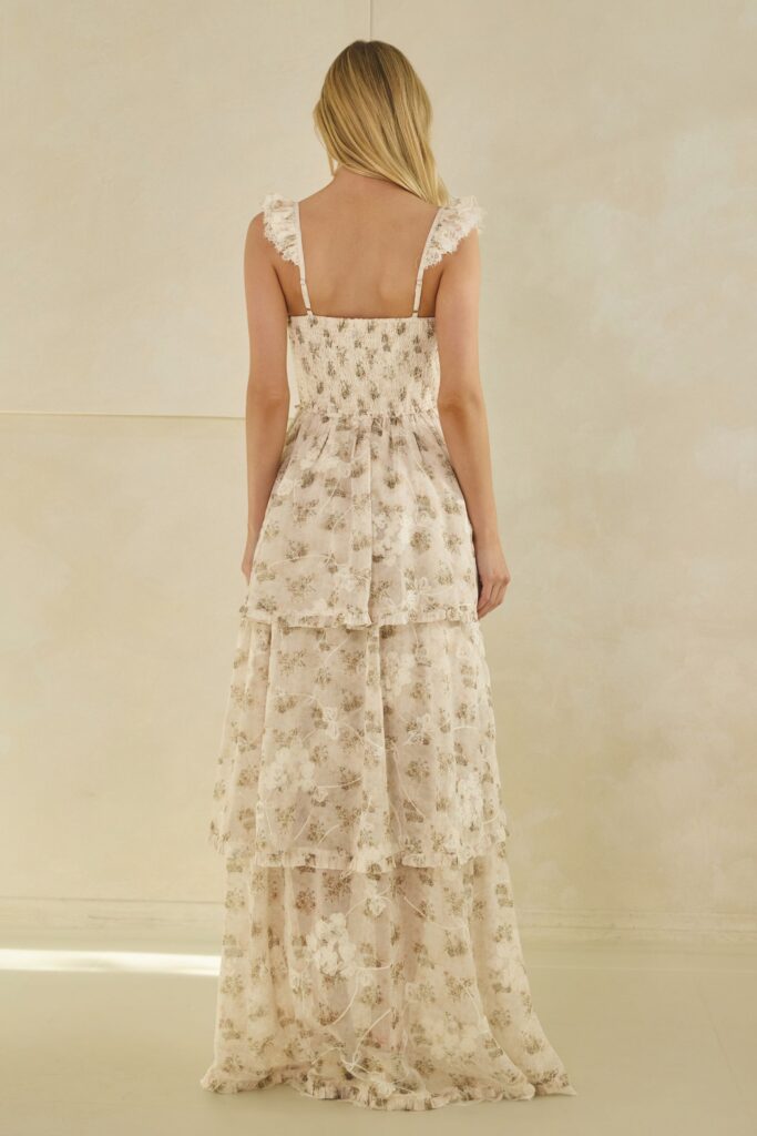 Garden Tiered Lace Dress