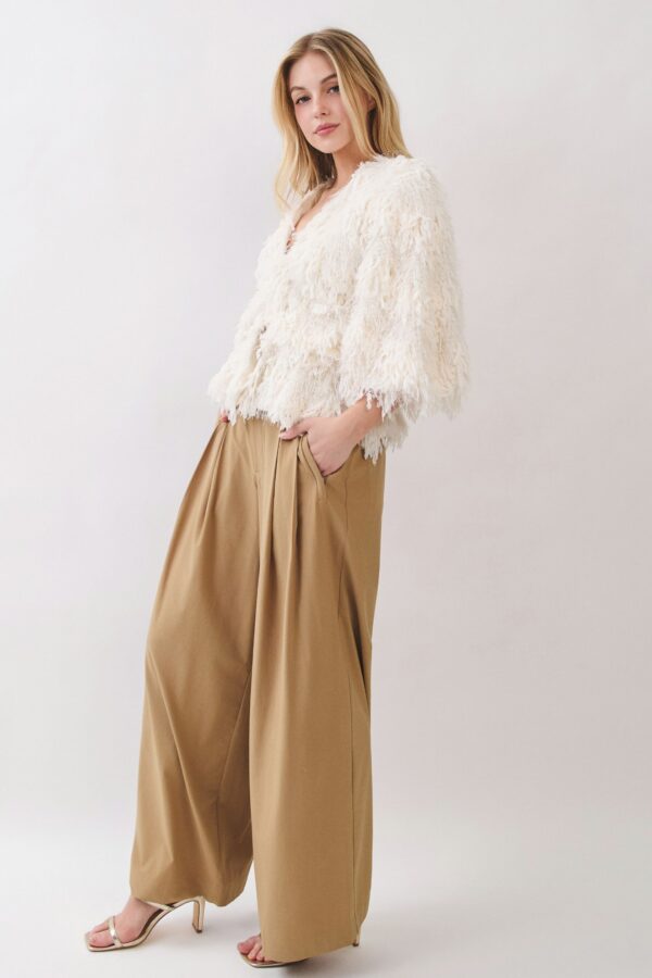 Ivory Plume Party Jacket - Image 7