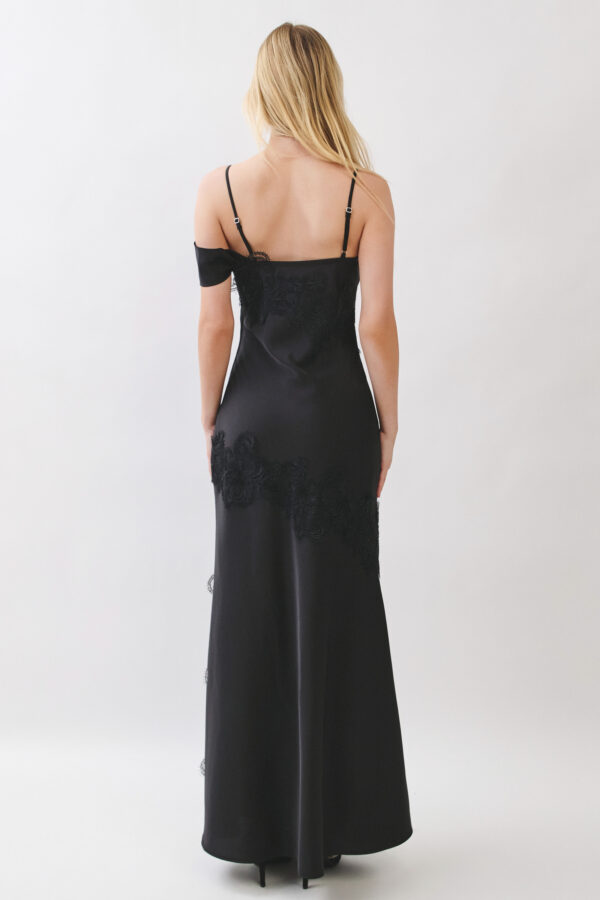 Orchid Lace Evening Gown - Image 9