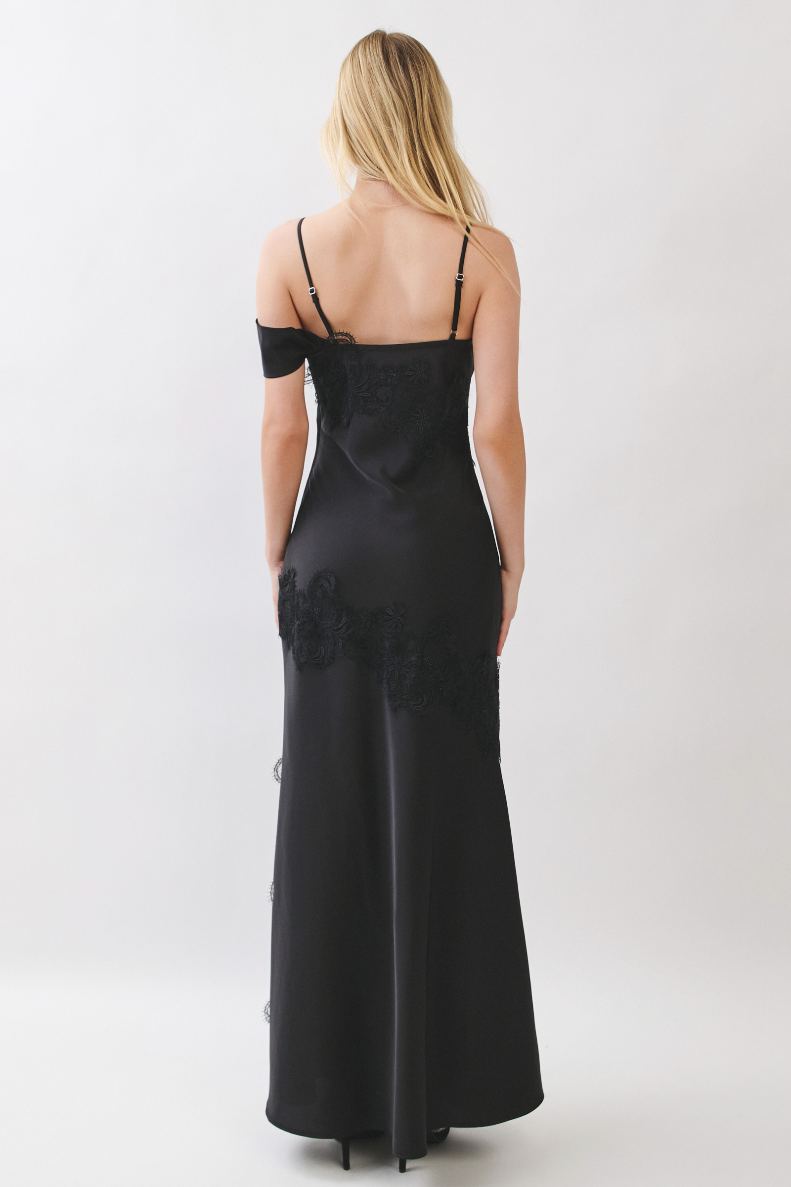 Orchid Lace Evening Gown - Image 9